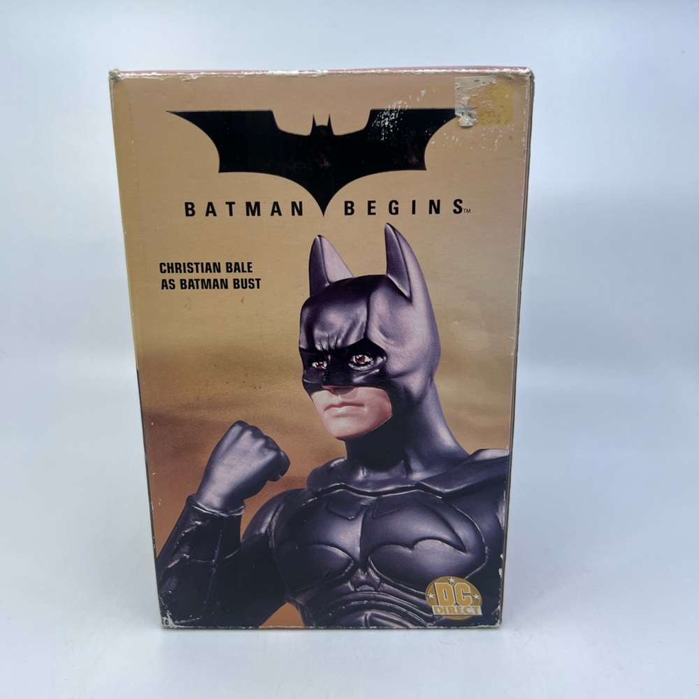 DC Direct Batman Begins Christian Bale as Batman Mini Bust 4 Inches Read